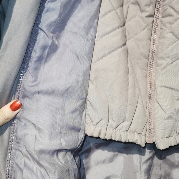 Vintage Purple Quilted Coat - Picture 6 of 15